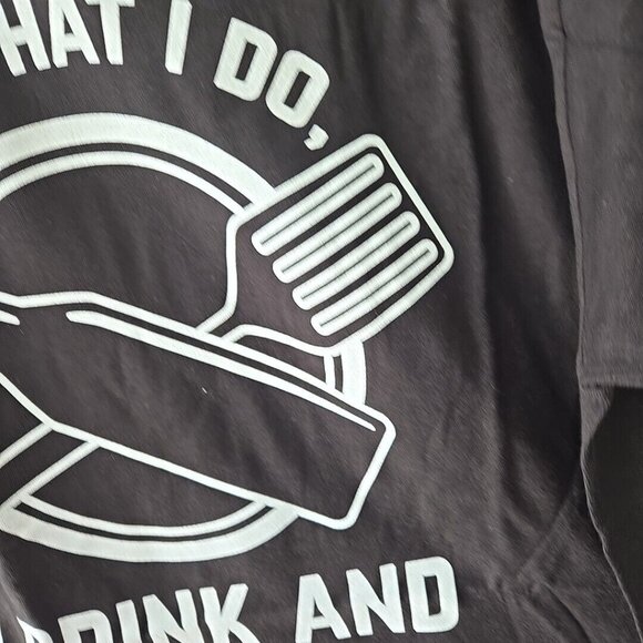 That's What I Do I Drink And I Grill Dad T-Shirt for Men Size Large - Picture 5 of 9